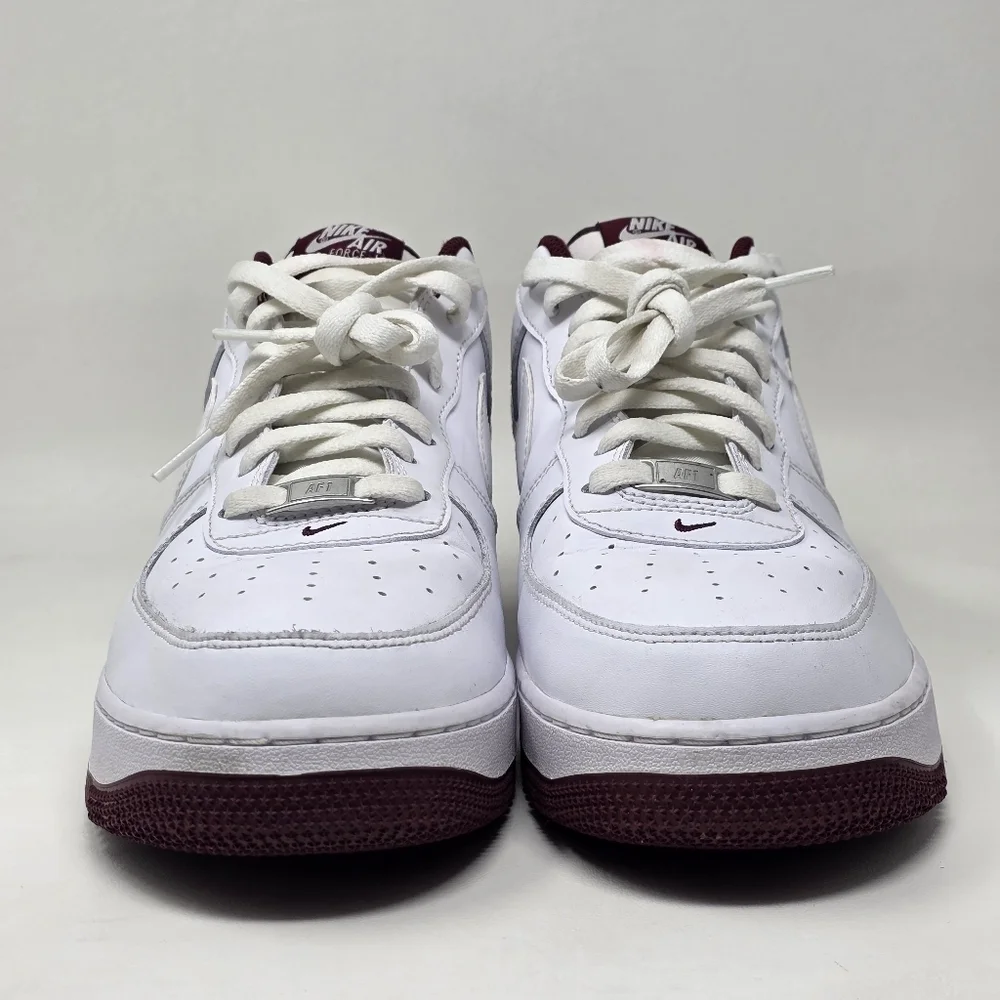 Nike Air Force 1 '07 'White Dark Beetroot' DH7561-106 Men's Shoes Size 13